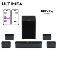 ULTIMEA Poseidon D80 Boom 7.1 ch Soundbar 500W Dolby Atmos 3D Surround Sound System Wireless Subwoof