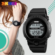 SKMEI Women Sports Watches Alarm Waterproof Watch Ladies Resin Fashion Digital Wristwatches Female Clock Jam tangan wanita