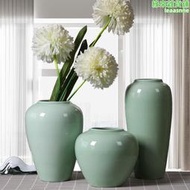 簡約景德鎮陶瓷花瓶擺件樣板房餐桌電視櫃客廳水養插花裝飾品
