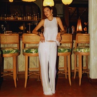 Selene Crystal Pants ( Crystal Dusty White : Freesize ) | FIDUCIA BANGKOK