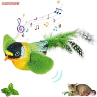 BANANA1Z6 Flying Bird Cat Toy, Plush Bird-Shaped Simulation Bird Interactive Cat Toys,  Self-enterta