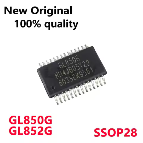 5/PCS New Original GL850G GL852G SSOP28 USB 2.0 central controller chip In Stock