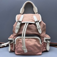Burberry 尼龍拼皮Rucksack雙肩背包
