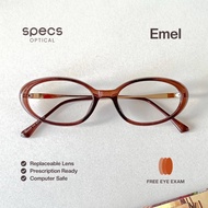 SPECS OPTICAL | EMEL ~ An oval shaped frame