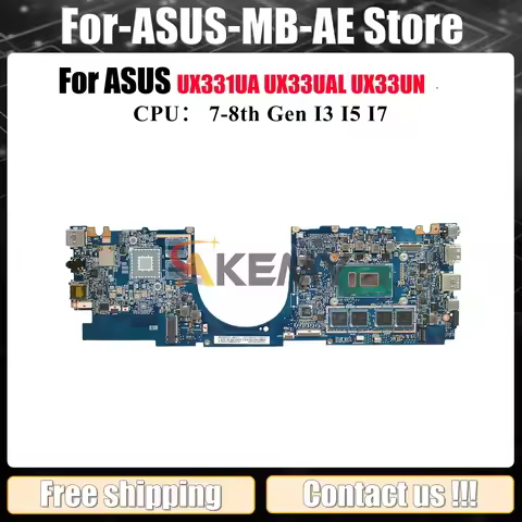UX331UA Laptop Motherboard For ASUS ZenBook UX33UA UX33UN BX331U U3300U UX331 UX33UAL Mainboard With