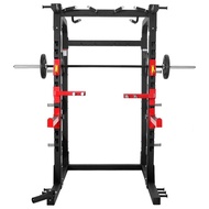 Gym Equipment Professional Smith Machine Squat Rack Frame Commercial Bench Press Barbell Rack Lat Ma