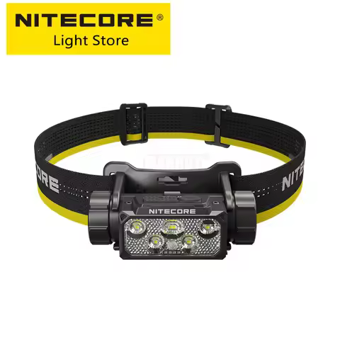 Original Nitecore HC70UHE 1600 Lumens White Light + Red Light 6x NiteLab UHE LEDs Build-in 6000mAh B