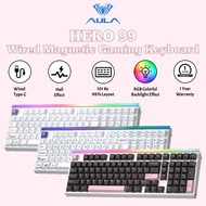 AULA HERO99 Magnetic Switch Wired Mechanical Keyboard Gmaing Keyboard Wired Magnetic Gaming Keyboard