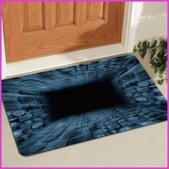 Illusion Rug 31.5 X 19.7 Inch Non-Slip Quick Dry Home Decor 3D Hole Carpet for Thanksgiving Home Hol