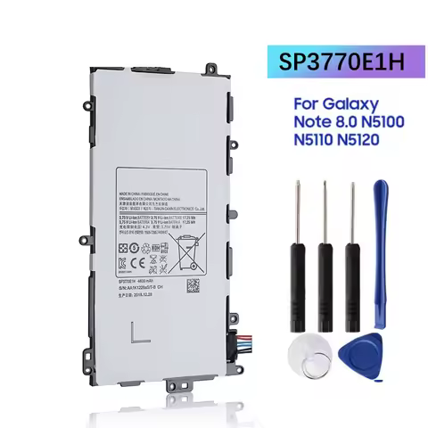 Replacement Battery For Galaxy Note 8.0 N5120 N5100 N5110 Rechargeable Tablet Battery SP3770E1H 4600