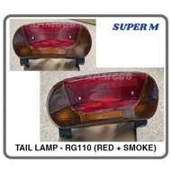 SUZUKI RG 110 RG110 RGV TAIL LAMP TAIL LIGHT LAMPU BELAKANG RED+SMOKE