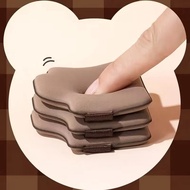 G206 Chocolate Biscuit Puff 6 Pieces Velvet Mini Thick And Soft Can Be Used Both Wet And Dry. Do Not