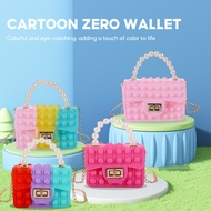 New Fidget Toys Pearl Kids Handbag Antistress Push Bubble Kids Toys Squishy Spotify Party For Girls