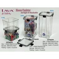 ## (NEW ARRIVAL) LAVA Mooca Canister Air Tight &amp; STACKABLE / Multipurpose Container / Balang Kuih Raya 1.4L, 2.9L, 3.5L