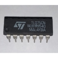 Ic Tl075Cn Tl 075 Cn Jfet-Input Quad Operational Amplifier Dip-14