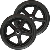 Wheelchair Front Wheels, Solid Tyre Heavy Duty Anti-wear For Powerchair Wheelchair Wheel Replacement