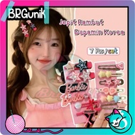 BRGUNIK 7in1 Women's Hair Clip Set Y2K Korean Fashion Women's Hair Clips Aesthetic Bangs Clips R1352