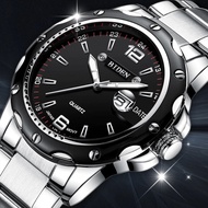 BIDEN Men Watch Sport Quartz Date Casual Waterproof Stainless Steel Strap Boy Wrist Watch