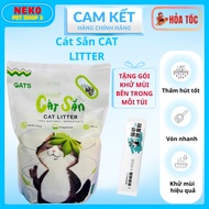Gats Cassava Cat, Cat Litter, New Generation Anti-Slip Cat Litter, Mild Scent 2.5kg Bag Cassava Cat 