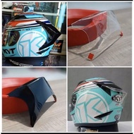 KYT R10 3D Spoiler | KYT 3D SPOILER | KYT R10 Black Spoiler BENING