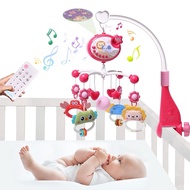 Baby Mobile for Crib with Crib Toys Music and Lights for Pack and Paly Crib Musical Carousel Mobile 