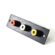 3Pin 1x3 RCA Socket