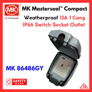 MK Masterseal™ Compact Weatherproof Switch Socket Outlet 13A IP66