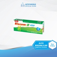 Alive Biocom D 400 [D3 400 IU Health Supplement for Body Immune System]