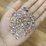 Foot kicks in 7 colors mixed bag of 100 pieces - block ice