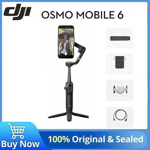 DJI Osmo Mobile 6 Smartphone Gimbal Stabilizer, 3 Axis Mobile Phone Gimbal Original Brand New，In Sto