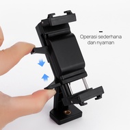 【Dikirim dari indonesia】Original U Holder Clamp Tripod Hp Kamera Aluminium Alloy Lightweight Mini Tripod for DSLR Selfie Mobile Phone