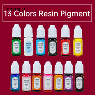 13 Bottles Epoxy UV Resin Coloring Dye Colorant Pigment Mix Color DIY Set