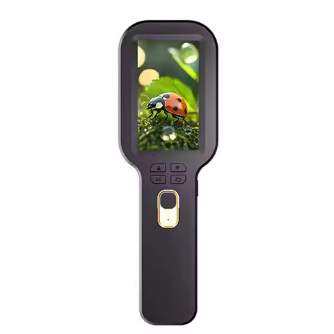 B-Est Handheld Digital Magnifier Microscope 500X Zoom 1200Mah Electronic Magnifying Glass With 3 Inc
