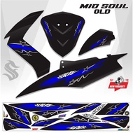 STICKER POLET STICKER STRIPING MOTOR MIO SOUL OLD STICKER MIO SOUL OLD