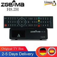 H8.2H ZGEMMA เครื่องรับสัญญาณทีวีดาวเทียมตัวรับ Enigma2 Linux + DVB-T2 H2.65 1080P DVB-S2X ถอดรหัสดา
