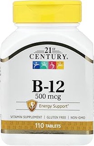 21st Century Vitamin B-12 500 Mcg 110 Tabs