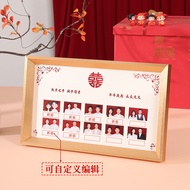 Wedding Anniversary Photo Frame Wedding 10th Anniversary Record Golden Wedding Multi-Grid Table Phot