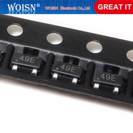 10pcs 49E 44E SOT-23 Hall Effect Sensor Switch Hall Element SOT23 SS49E S49E A3144E SOT AH49E HAL314