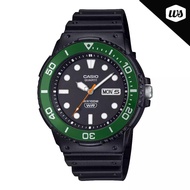 [Watchspree] Casio Analog Black Resin Band Watch MRW230H-1E3 MRW-230H-1E3