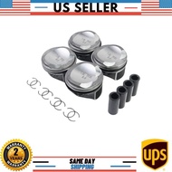 AP01 4x Piston Repair Kit for VW AUDI A3 A4 SEAT SKODA 1.8 BZB CDAA 06H107065DF 23MM 06J107065AG 06H