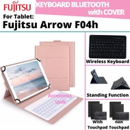 Fujitsu Arrows Arrow F04h 10.5" 10 10.5 10.5 Inch Tab tablet Book Cover Keyboard Wireless Bluetooth 