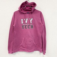 古著 Champion 粉紅色衛衣/連帽衫，XL 碼