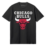 เสื้อยืดพิมพ์ลาย เสื้อกีฬาบาสเก็ตบอล ผ้าฝ้าย ลาย Nba - chicago bulls 1cotton combed 30s s - m - l - 