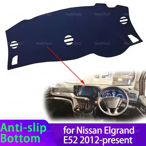 For Nissan Elgrand E52 2012-present Car Dashboard Cover Protective Pad Dash Board Sunshade Carpet An