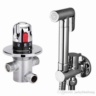 Free shipping brand new brass bidet thermostatic valve Sprayer bidet Shower， toilet bidet faucet B