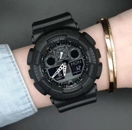 *MC199*Casio G-Shock นาฬิกาข้อมือผู้ชาย สายเรซิน รุ่น GA-100B-1A สีดำ