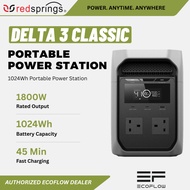 EcoFlow DELTA 3 Classic Portable Power Station 1024Wh 1800W Fast Charging LiFePO4