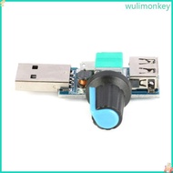 WU 5W 4-12V Fan Speed Controller Stepless Adjustment Adjustable USB Fan Volume