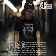 Land cruiser fj40 bj40 handwrite modified autowear t-shirt hardtop landcruiser handwrite t-shirt