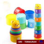 HARKO 9PCS Stack Cup Tower Children's Educational Toys